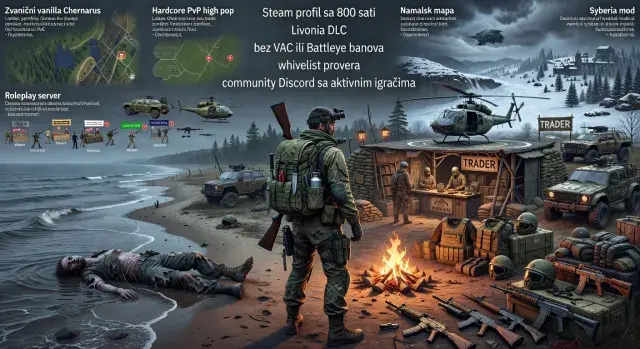 Kako odabrati pravi DayZ nalog: Vodič kroz servere, modove, opremu i zajednicu